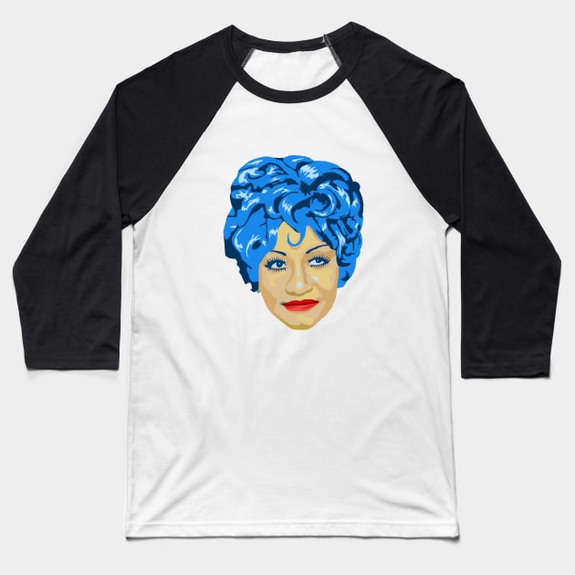 Celia Cruz Baseball T-Shirt by TropicalHuman